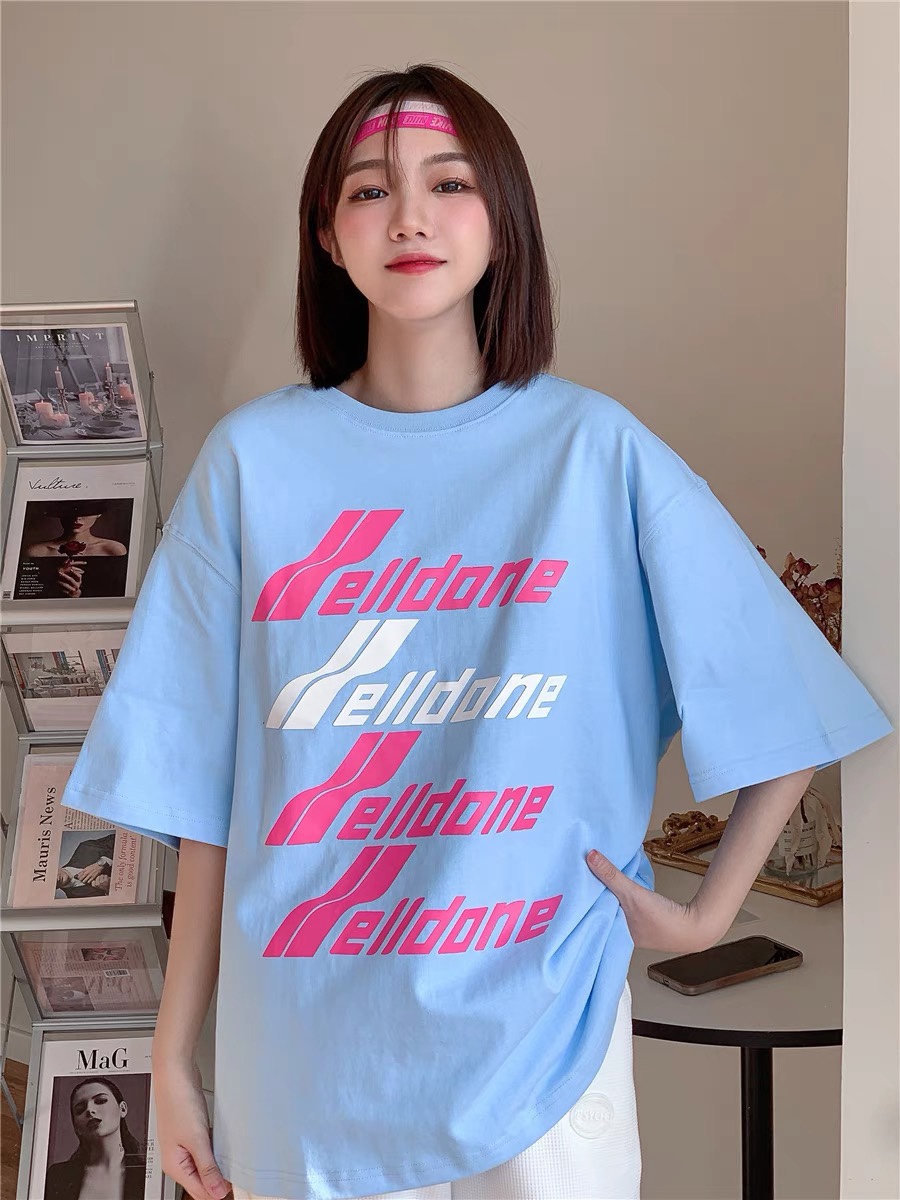 WE11DONE ウェルダン服コピー プリント 純綿Tシャツ トップス 日常服 ファッション 品質保証安い 3色可選_4