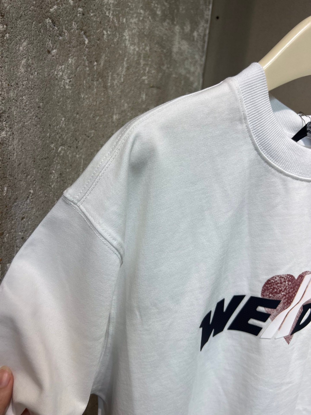 WE11DONE ウェルカムヘル tシャツ偽物 純綿 トップス 半袖 夏服 男女兼用 シンプル 人気定番 2色可選_5