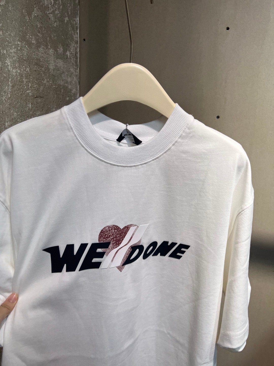 WE11DONE ウェルカムヘル tシャツ偽物 純綿 トップス 半袖 夏服 男女兼用 シンプル 人気定番 2色可選_6