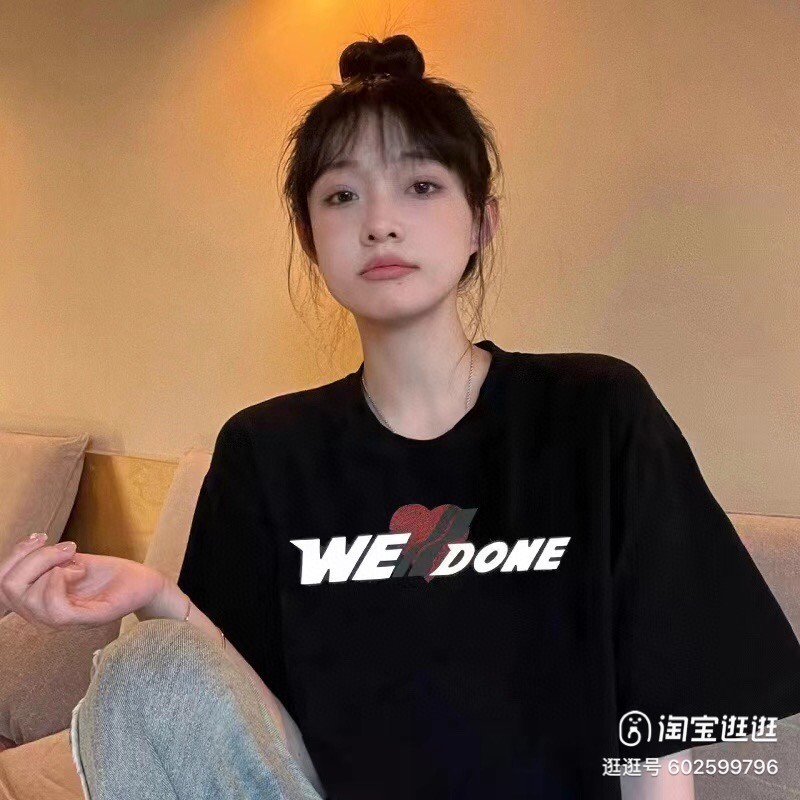 WE11DONE ウェルカムヘル tシャツ偽物 純綿 トップス 半袖 夏服 男女兼用 シンプル 人気定番 2色可選_12