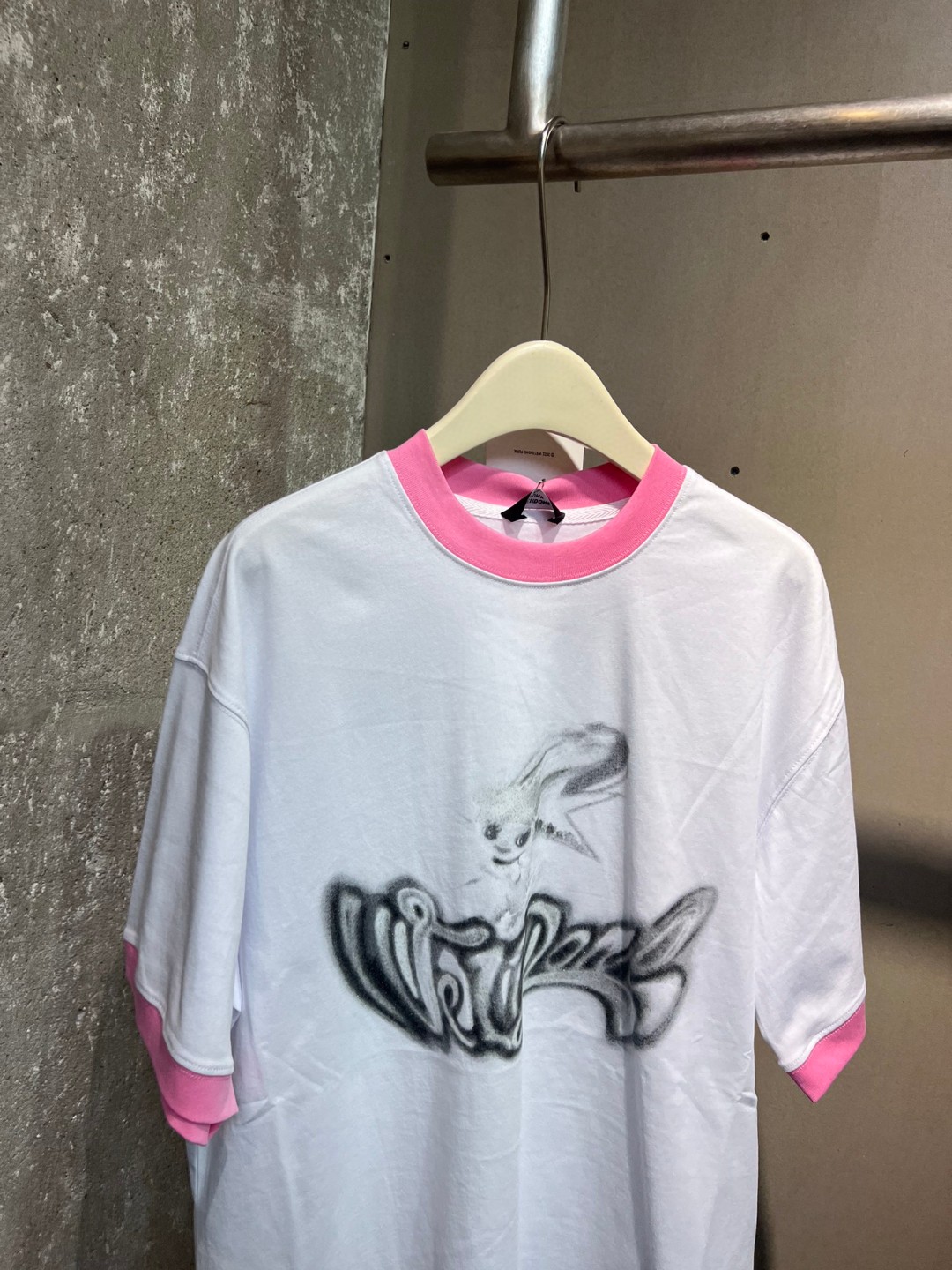 WE11DONE ロックウェル tシャツコピー 純綿 トップス 半袖 プリントロールエッジTシャツ 定番 2タイプ_4