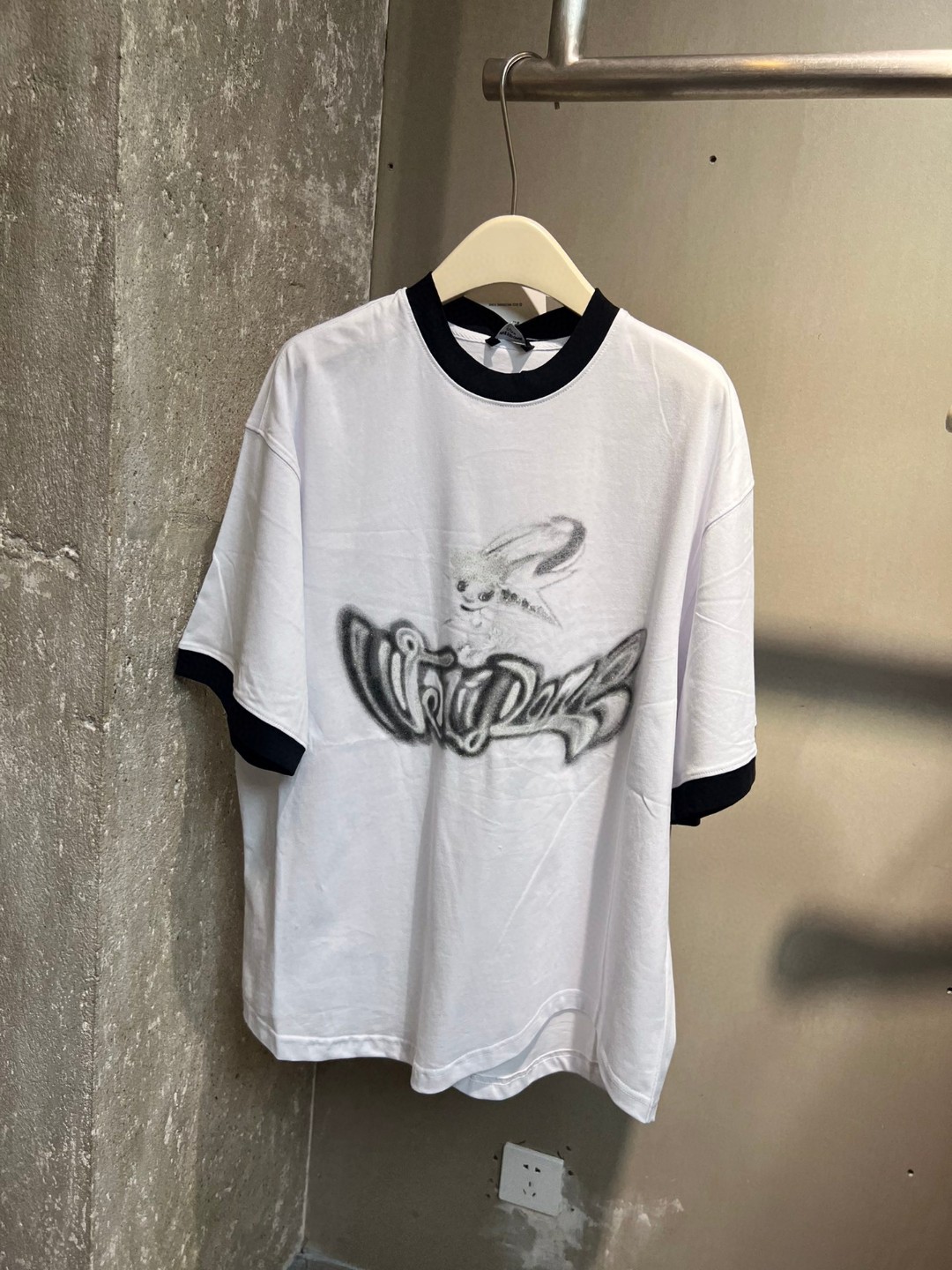 WE11DONE ロックウェル tシャツコピー 純綿 トップス 半袖 プリントロールエッジTシャツ 定番 2タイプ_12