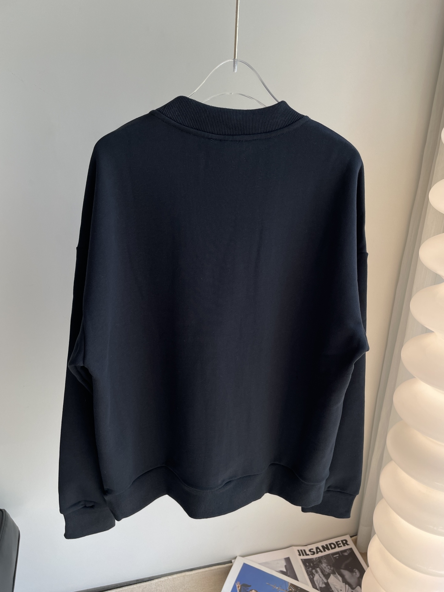 WE11DONE ウェルダンパーカースーパーコピー 人気新品 トップス 丸首 プリント 日常服 長袖 ブラック_3