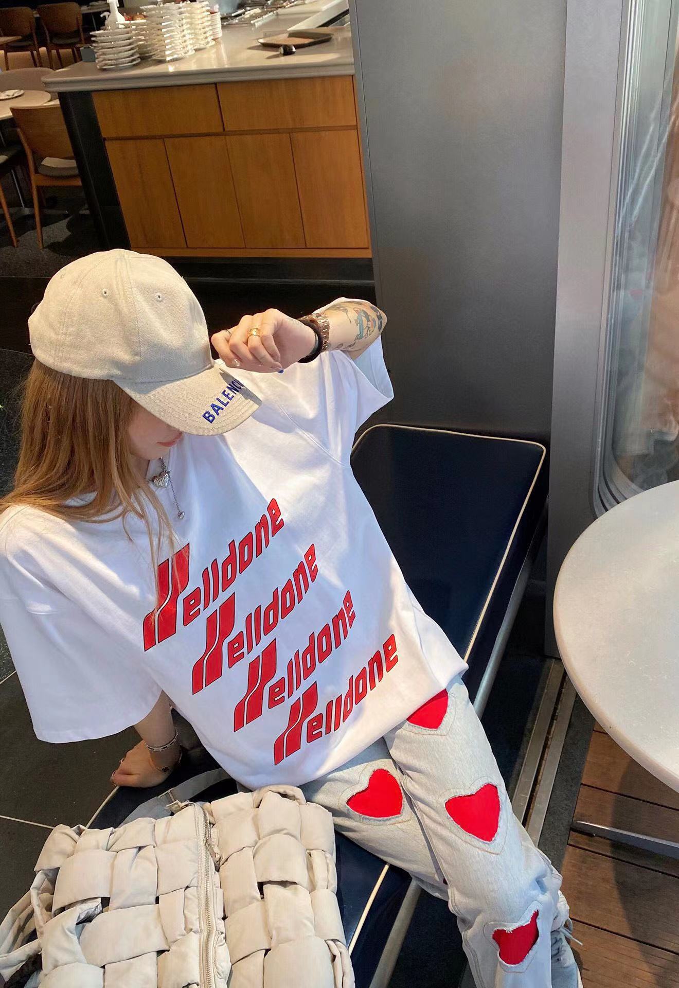 WE11DONE 爽やか!トップウェディングコピー 短袖 トップス tシャツ 純綿 ロゴプリント 限定品 シンプル 3色可選_2