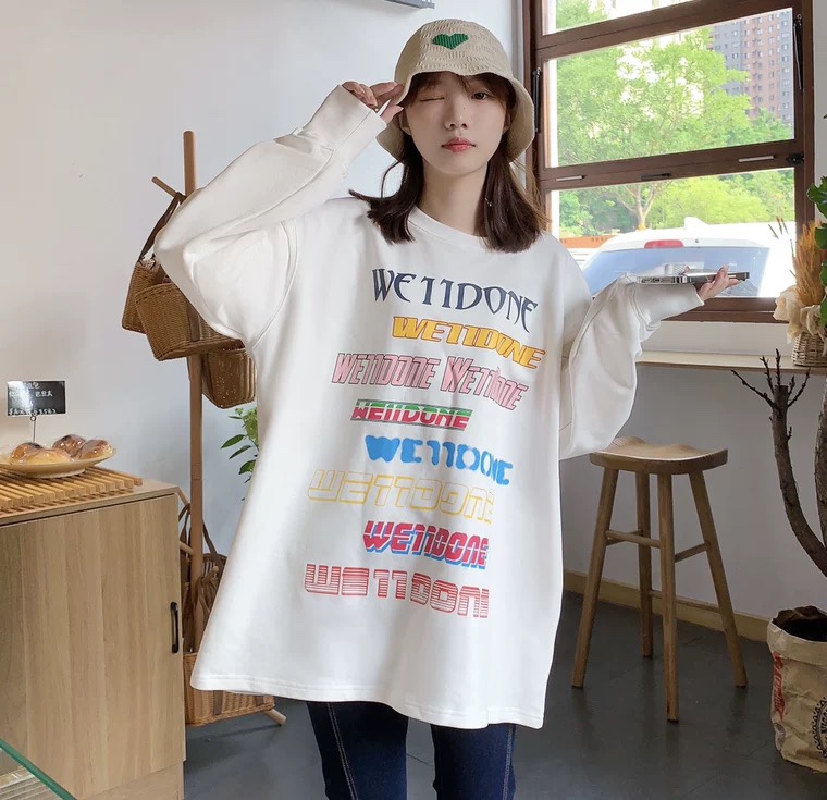 WE11DONE トップウェル激安通販 トップス tシャツ 100%綿 半袖 スーパースターと同じ プリント ファッション 2色可選_8