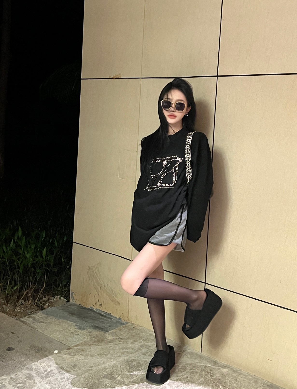 WE11DONE 人気定番豊富な ウェルダン アパレルスーパーコピー 長袖tシャツ トップス 純綿 プリント ブラック_2