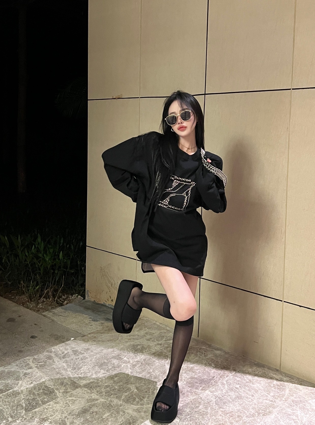 WE11DONE 人気定番豊富な ウェルダン アパレルスーパーコピー 長袖tシャツ トップス 純綿 プリント ブラック_8