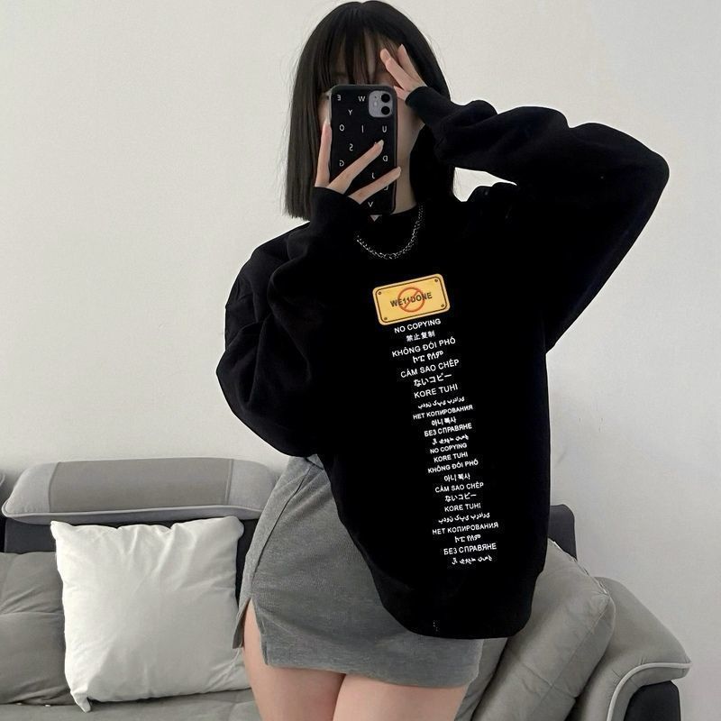 WE11DONE 新商品! ロックウェル tシャツ激安通販 長袖tシャツ 純綿 大人気 トップス 禁止ロゴ プリント 2色可選_2