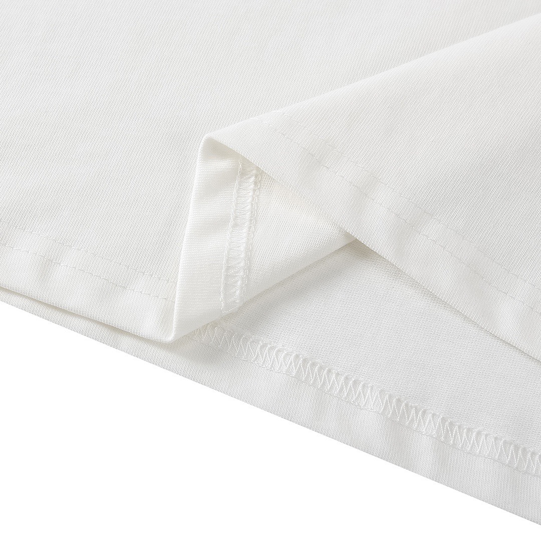 WE11DONE 抜群な存在感 ウェアハウス 800 シルエット偽物 長袖 tシャツ 純綿トップス 段だら ロゴプリント ホワイト_8