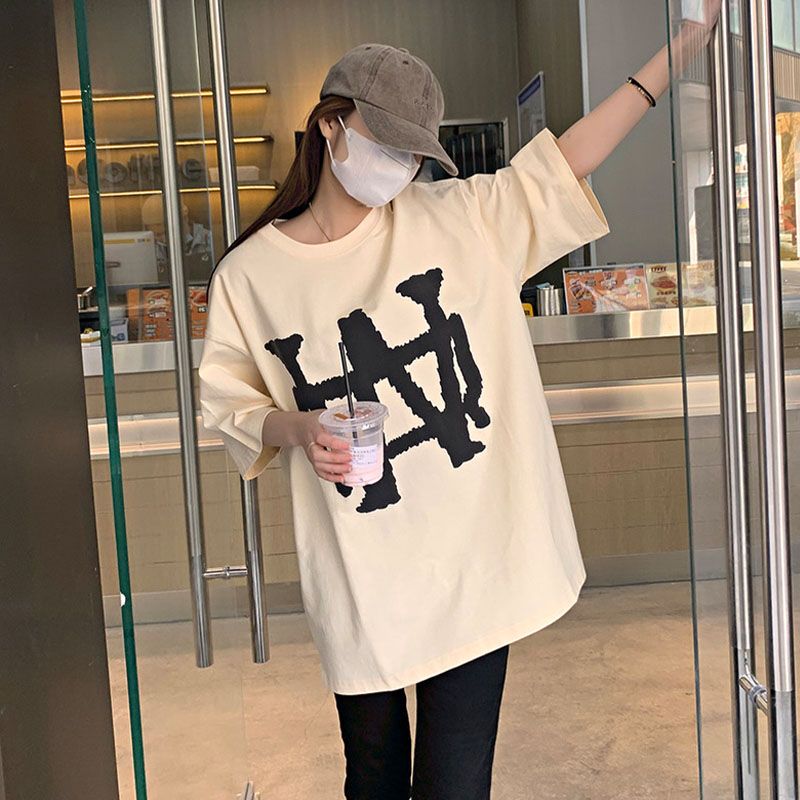WE11DONE ウェルダン服偽物トップス 純綿tシャツ 大きいＷ文字プリント 純綿 男女兼用 ファッション 2色可選_6