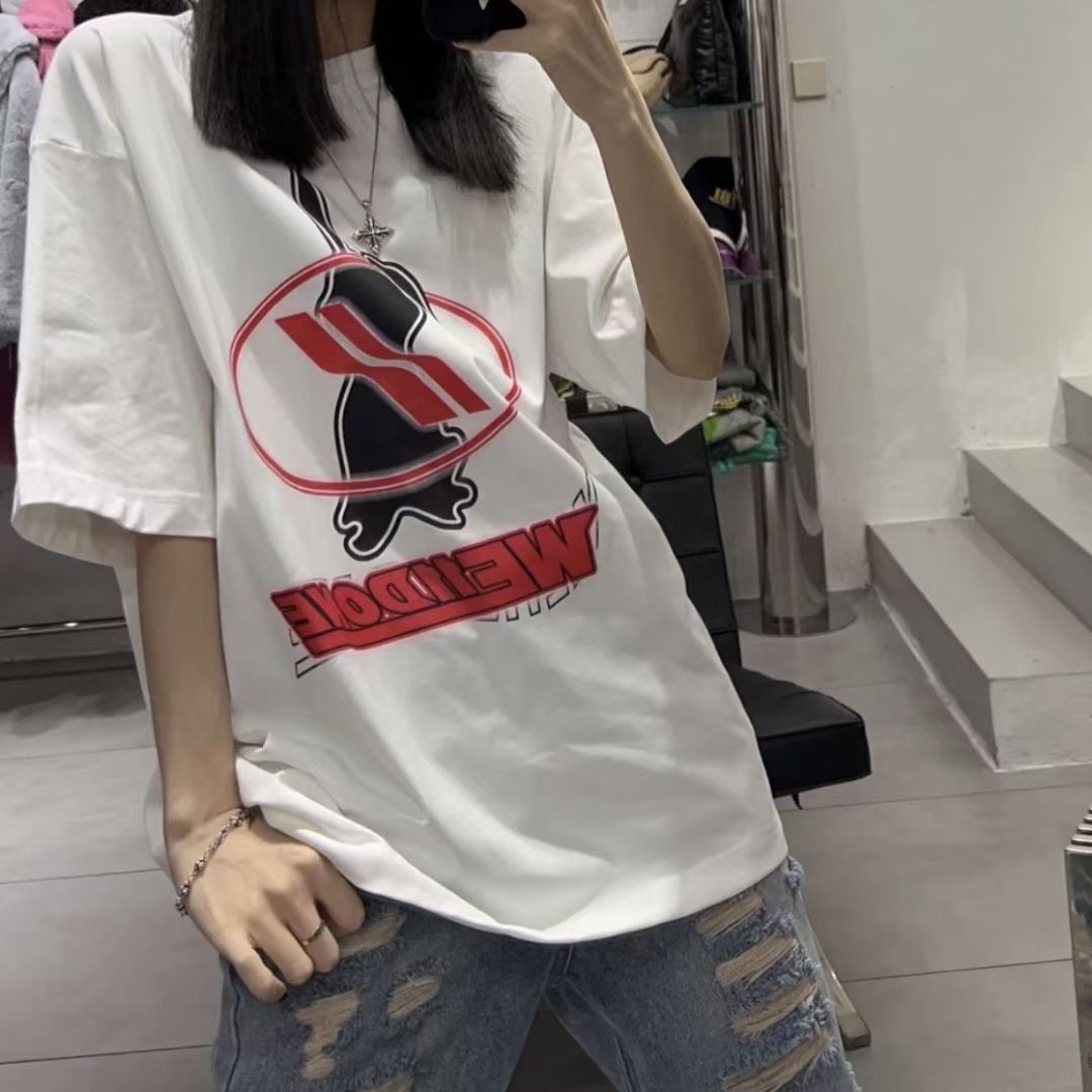 WE11DONE ウェルダン tシャツスーパーコピー トップス 純綿 兎プリント 男女兼用 超レア激得 2色可選_6