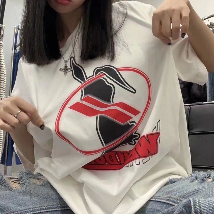 WE11DONE ウェルダン tシャツスーパーコピー トップス 純綿 兎プリント 男女兼用 超レア激得 2色可選_9