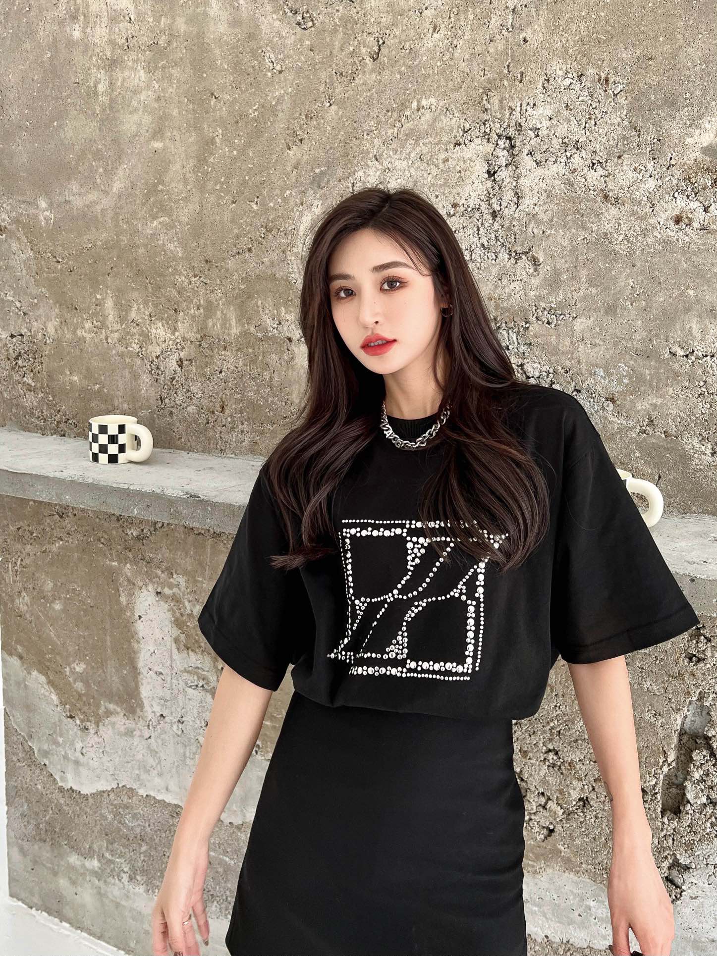 WE11DONE ウェルカムヘル tシャツｎ級品 トップス 純綿 ロゴプリント 柔らかい 大人気商品 ブラック_3