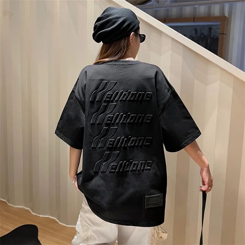 WE11DONE 高級感に溢れ ウェルカムヘル tシャツ偽物 トップス 純綿 プリント シンプル 半袖 5色可選_5
