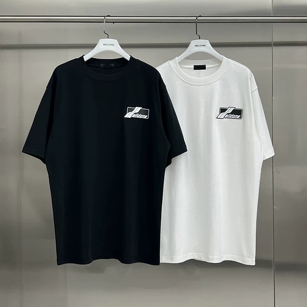 WE11DONE ロックウェル tシャツコピー 短袖 トップス 純綿 裏面ロゴプリント シンプル 人気品 2色可選_2