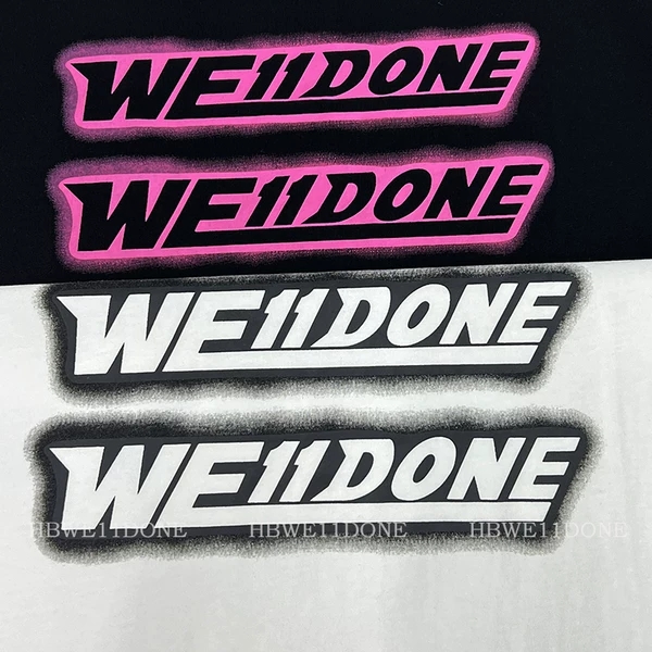 WE11DONE ロックウェル tシャツコピー 短袖 トップス 純綿 裏面ロゴプリント シンプル 人気品 2色可選_3