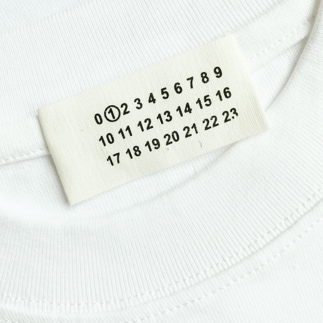 WE11DONE ウェルダンシャツ激安通販 柔らかい 短袖 トップス 純綿 数字プリント シンプル  ホワイト_5