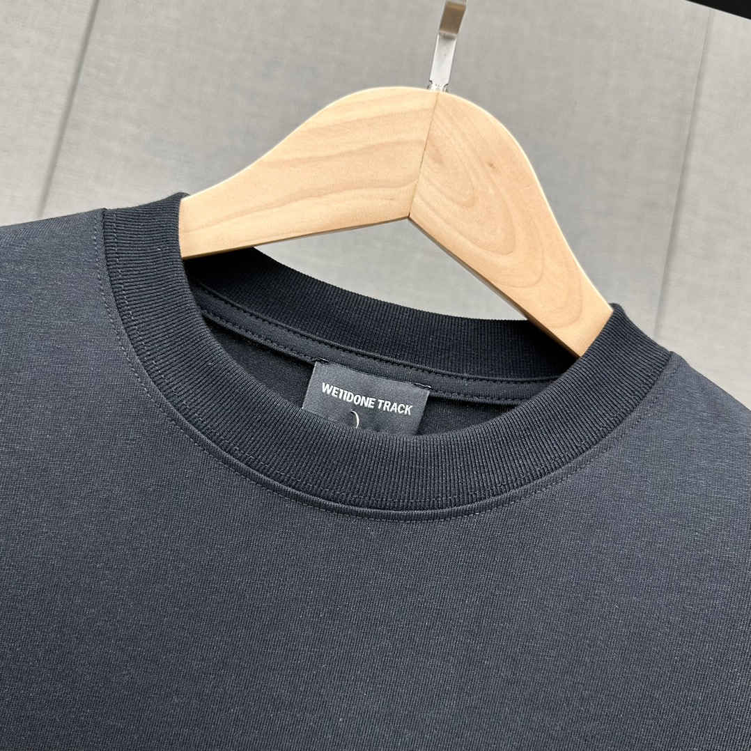 WE11DONE 大絶賛 ウェルダン服ｎ級品 半袖 トップス tシャツ ハットプリント 純綿 品質保証 ブラック_4