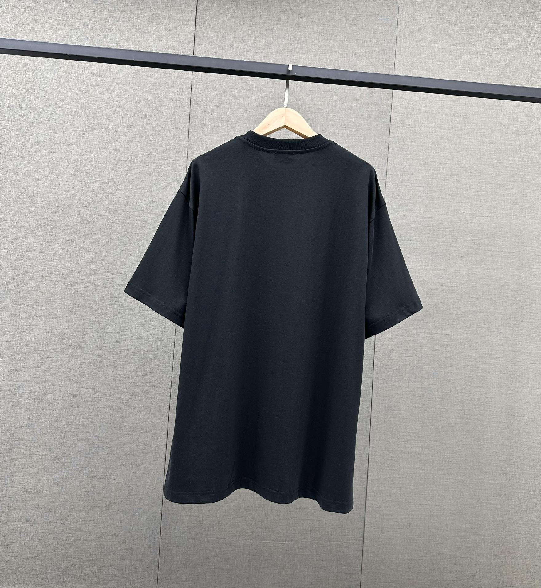 WE11DONE 大絶賛 ウェルダン服ｎ級品 半袖 トップス tシャツ ハットプリント 純綿 品質保証 ブラック_6