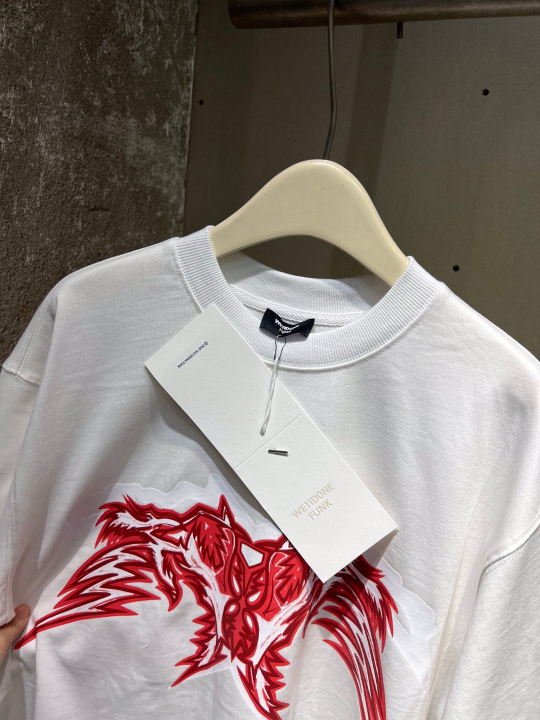 WE11DONE 限定セール低価 tシャツヘビーウェイトコピー 半袖 トップス 純綿 ファッション プリント 人気新作 2色可選_6