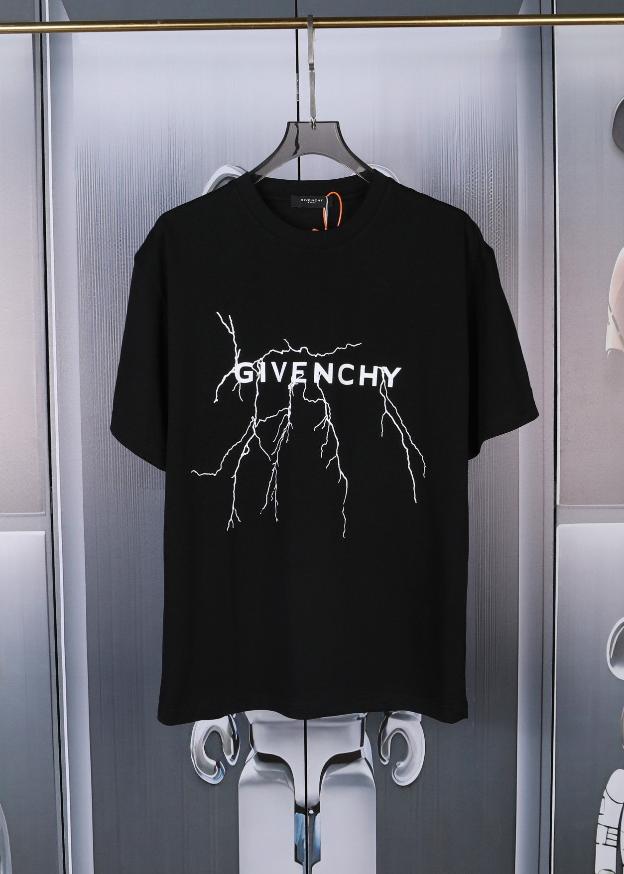 超レア激得 ジバンシーのロゴスーパーコピー ファッション Tシャツ トップス 純綿 半袖 柔らかい 2色可選_2