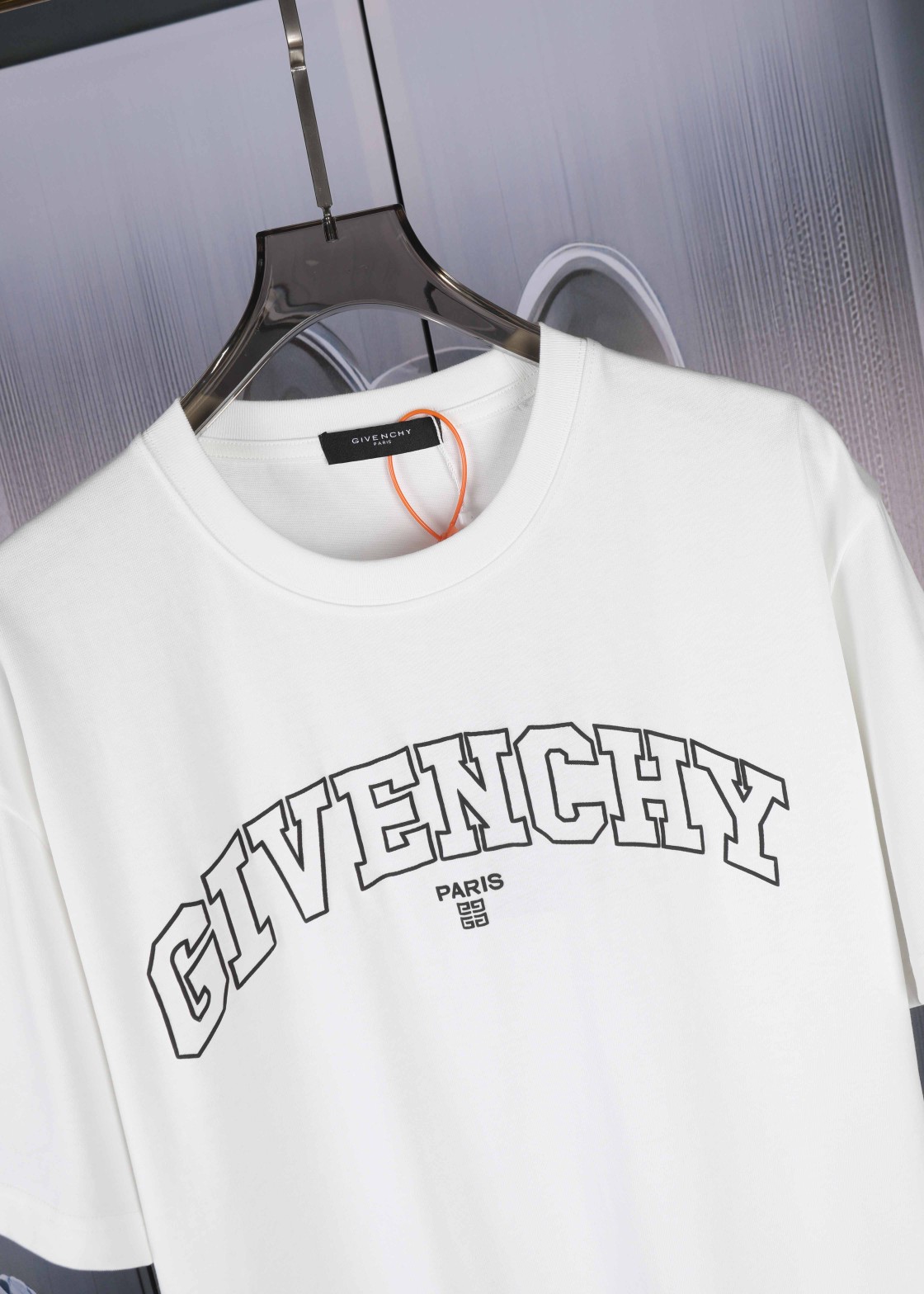 高級感に溢れ ジバンシィtシャツコピー 日常服 トップス 純綿 シンプル プリント 半袖 人気新作 2色可選 ホワイト_7