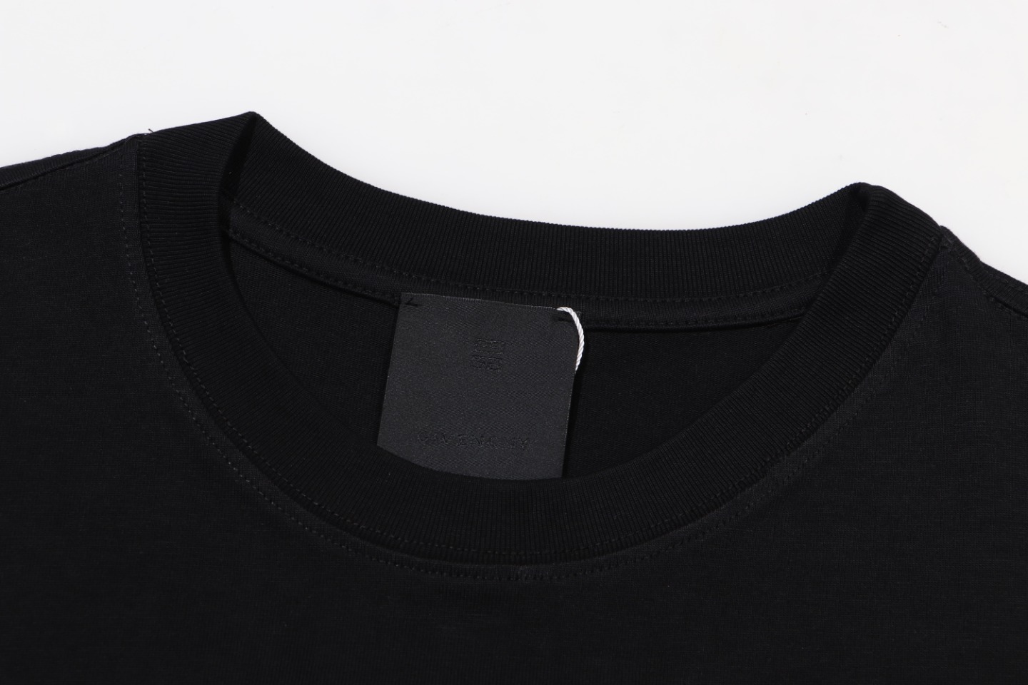今季欲しい 高品質 ジバンシィ ロゴ激安通販 短袖 純綿トップス プリント tシャツ ゆったり 男女兼用 ブラック_5