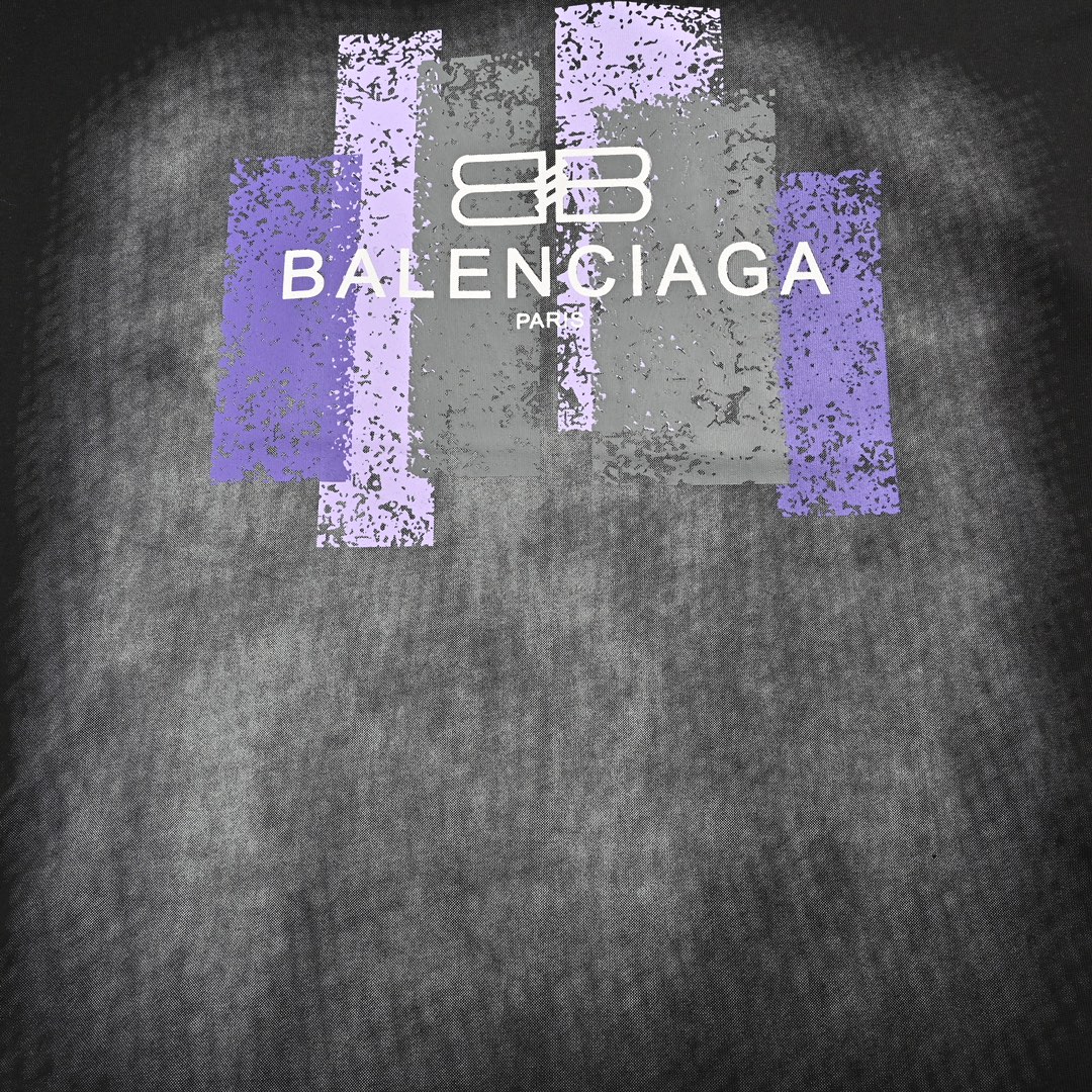 バレンシアガ 激安通販 コピー 半袖 Tシャツ コットン ブラック 柔らかい 花柄_4