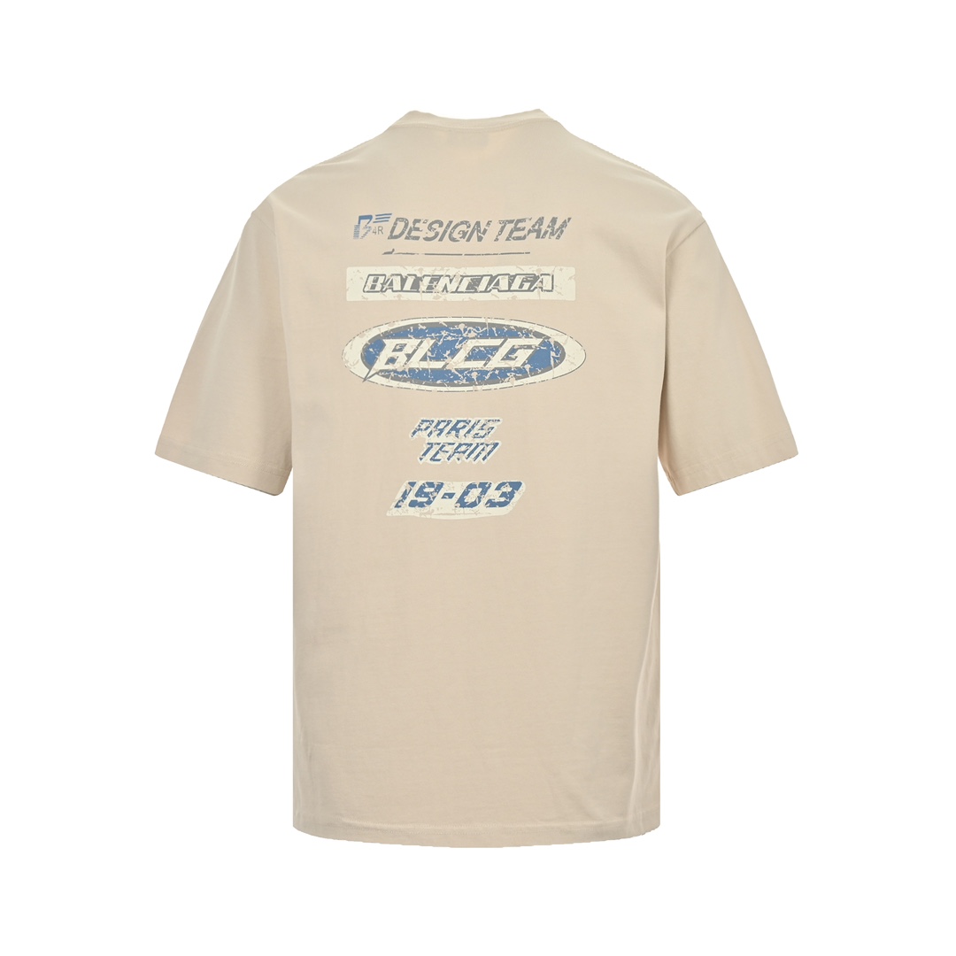 バレンシアガ n級品 コピー 半袖 Tシャツ コットン カーキ 柔らかい 花柄_3