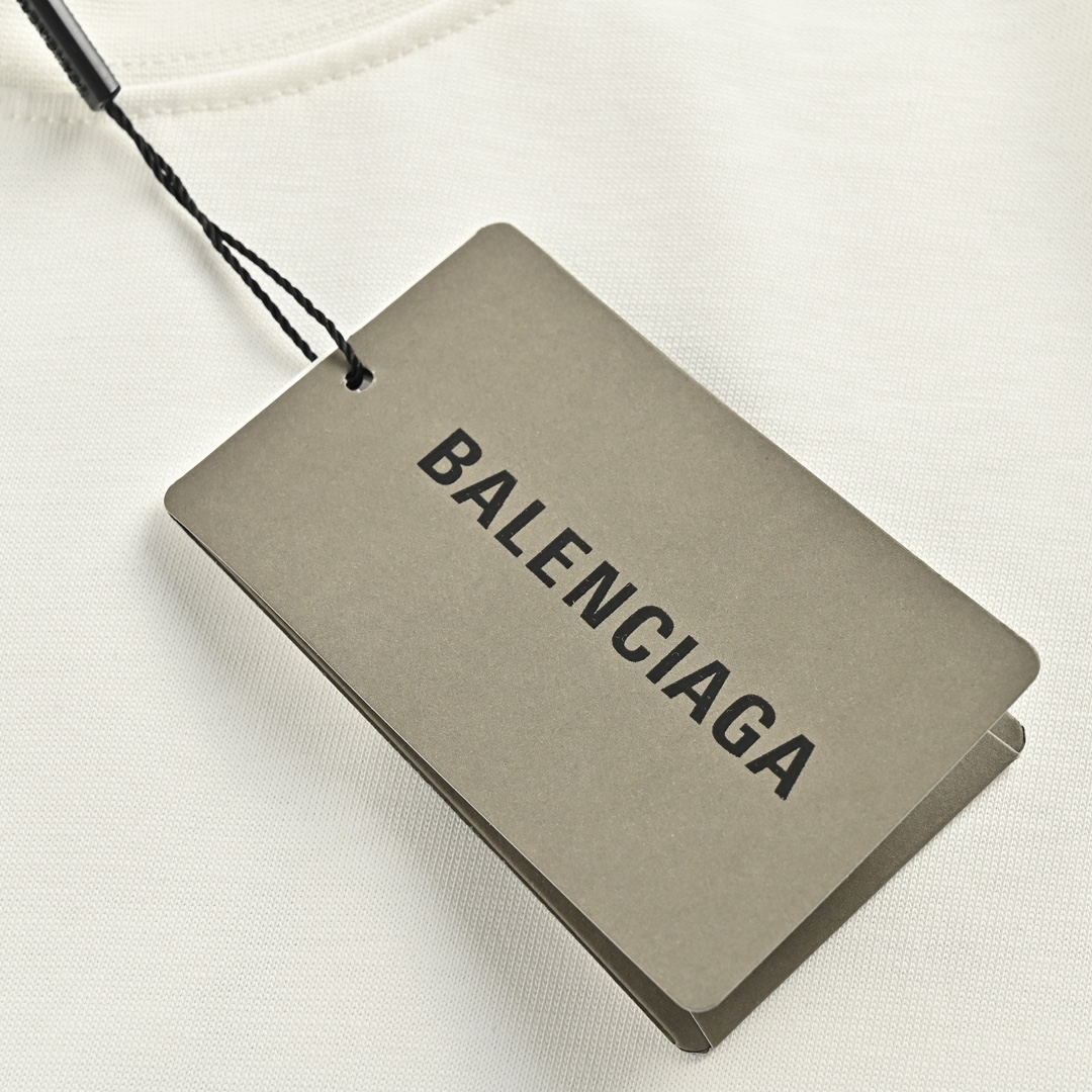 バレンシアガ BALENCIAGA限定 コピー 半袖 Tシャツ コットン ホワイト 柔らかい 花柄_6