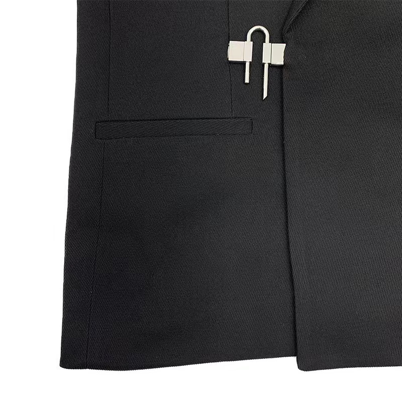 超レア激得 ジバンシィ服偽物 トップス アウター ビジネス スーツ 品質保証 シンプル 優れ ブラック_4