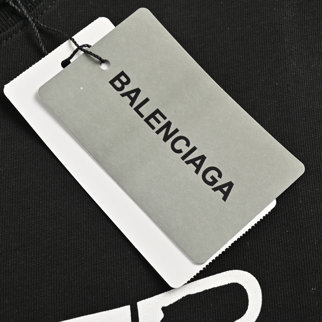 バレンシアガ BALENCIAGA限定 コピー 半袖 Tシャツ コットン ブラック 柔らかい 花柄_5