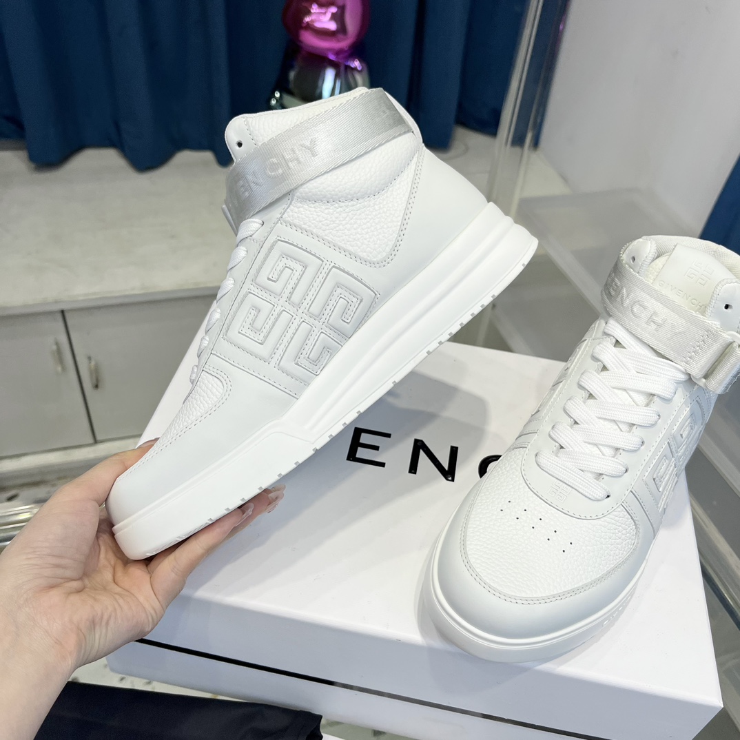 givenchy シューズｎ級品 スポーツシューズ ハイカット スニーカー 厚底 運動靴 レザー ランニング メンズ ホワイト_5
