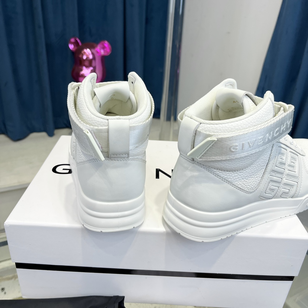 givenchy シューズｎ級品 スポーツシューズ ハイカット スニーカー 厚底 運動靴 レザー ランニング メンズ ホワイト_8