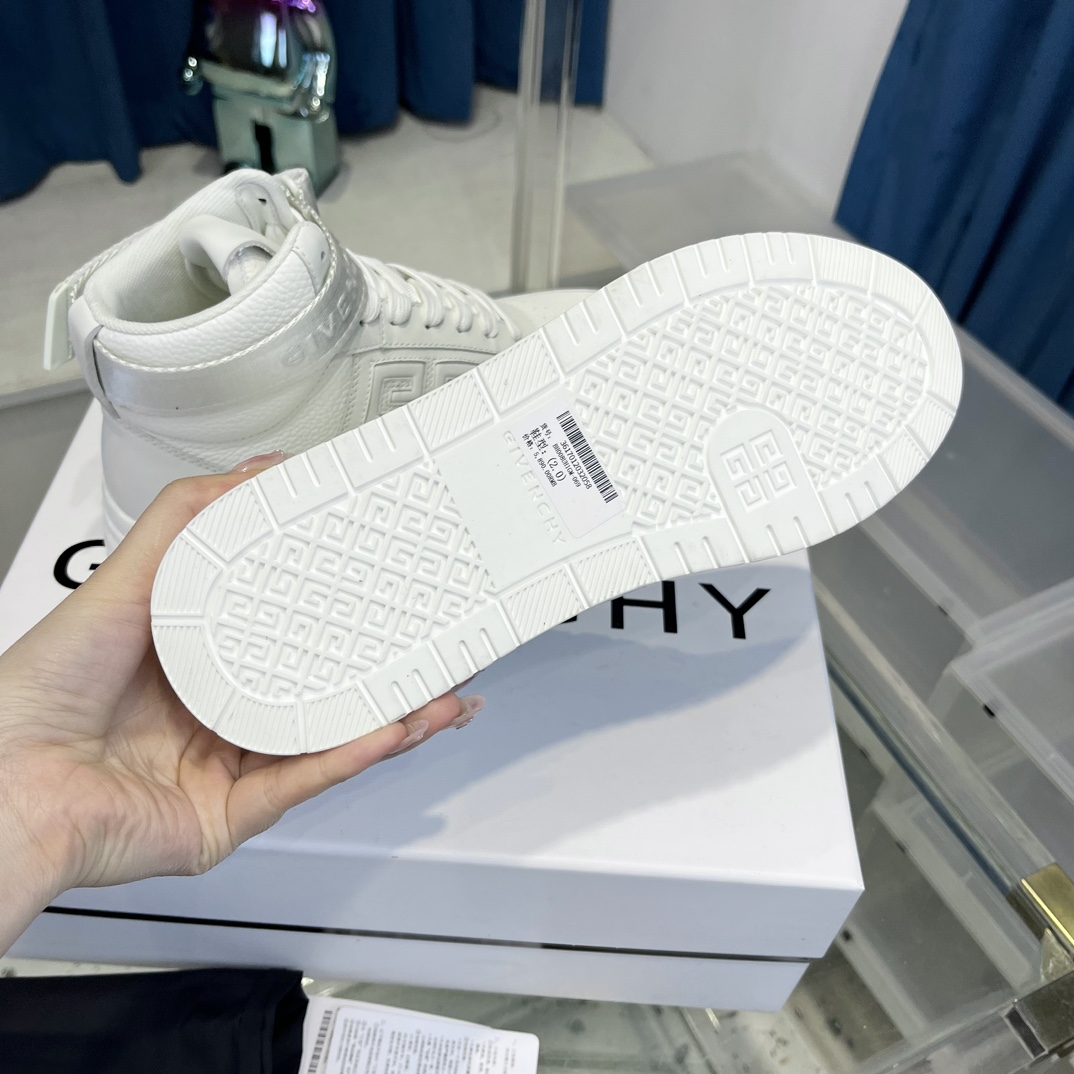 givenchy シューズｎ級品 スポーツシューズ ハイカット スニーカー 厚底 運動靴 レザー ランニング メンズ ホワイト_9