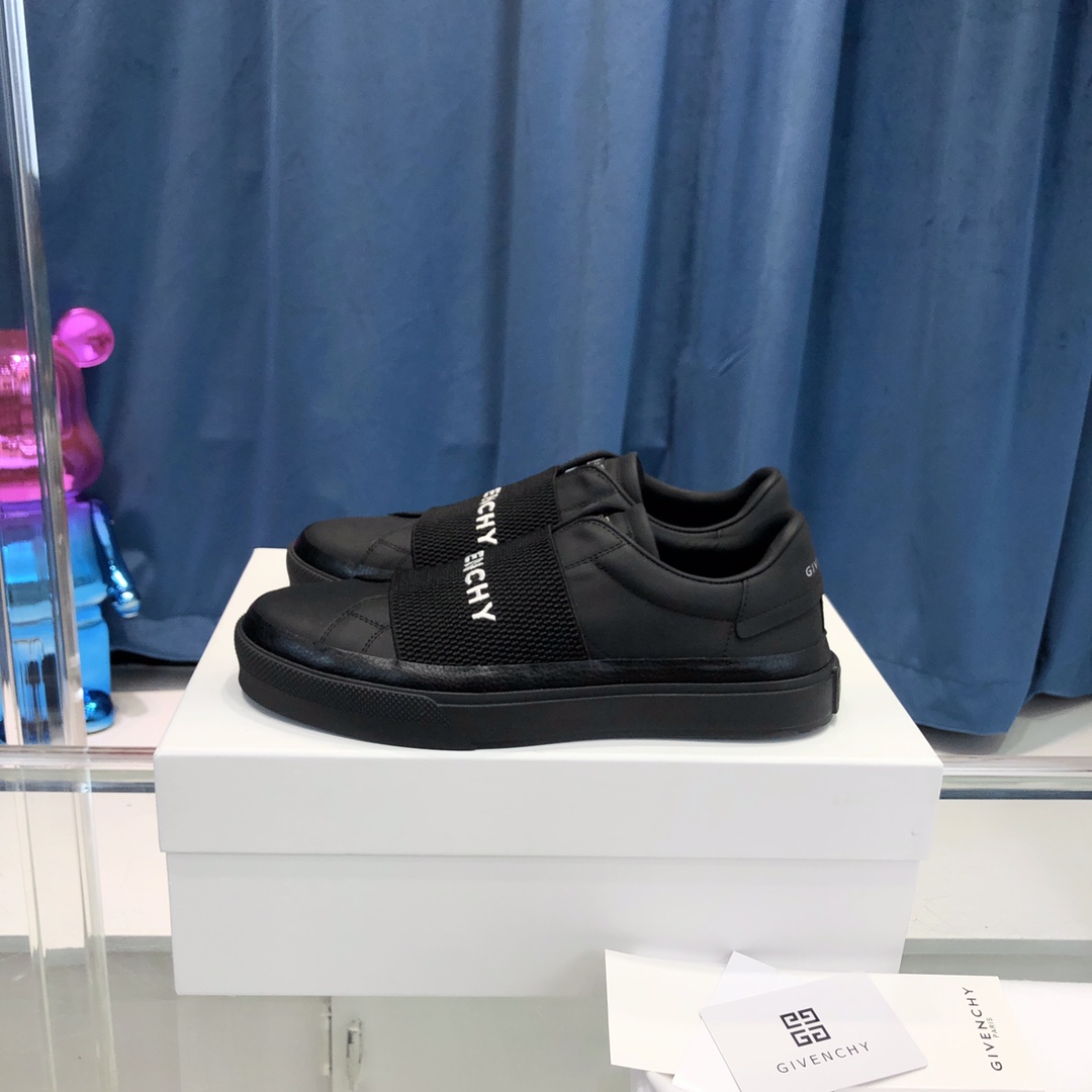 givenchy 靴 メンズコピー スポーツシューズ 運動靴 スニーカー ランニング 通気性いい レザー 歩きやすい ブラック_2