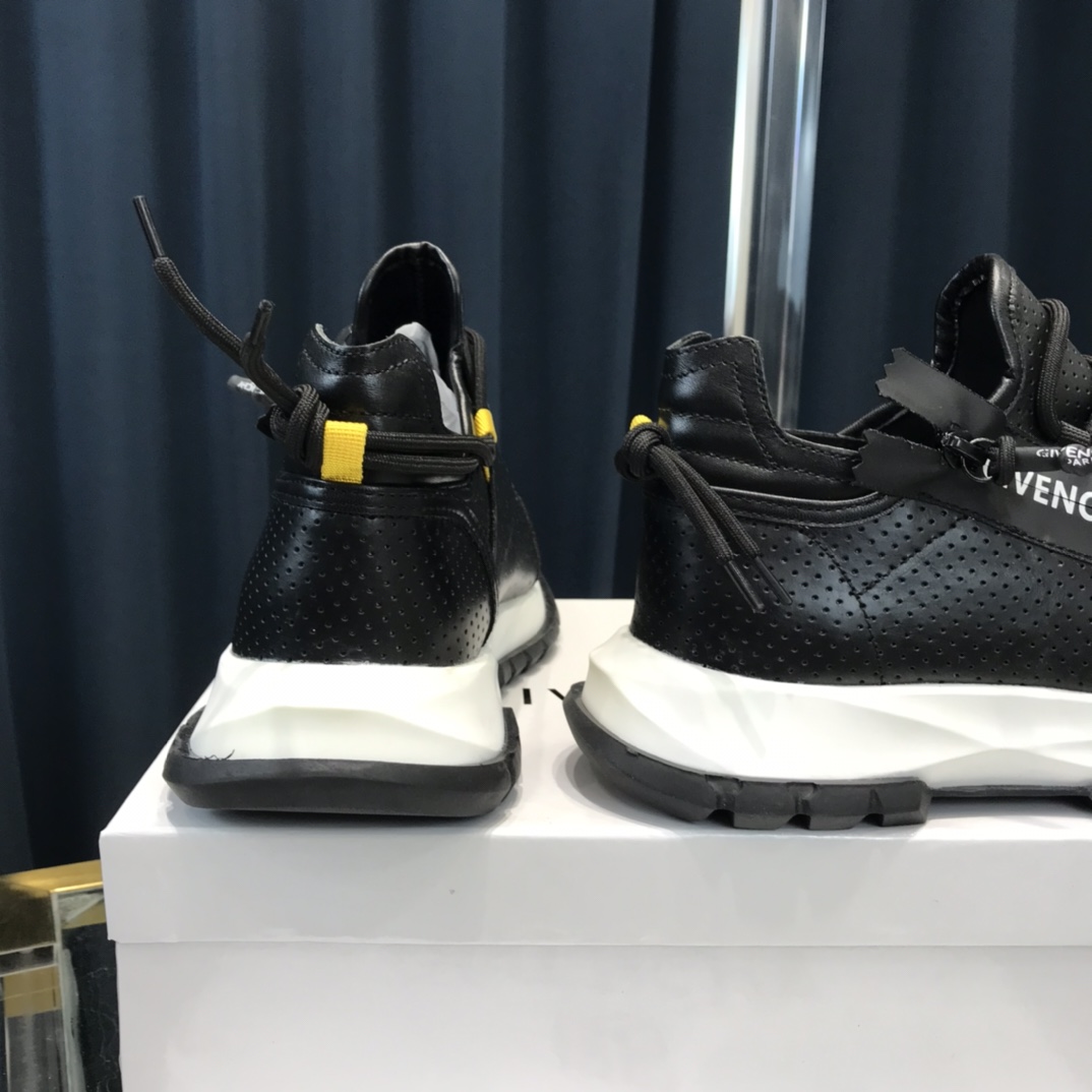 超レア激得 ジバンシィ 靴 メンズコピー 運動シューズ レザー スポーツシューズ 牛革 通気性いい ランニング ブラック_8