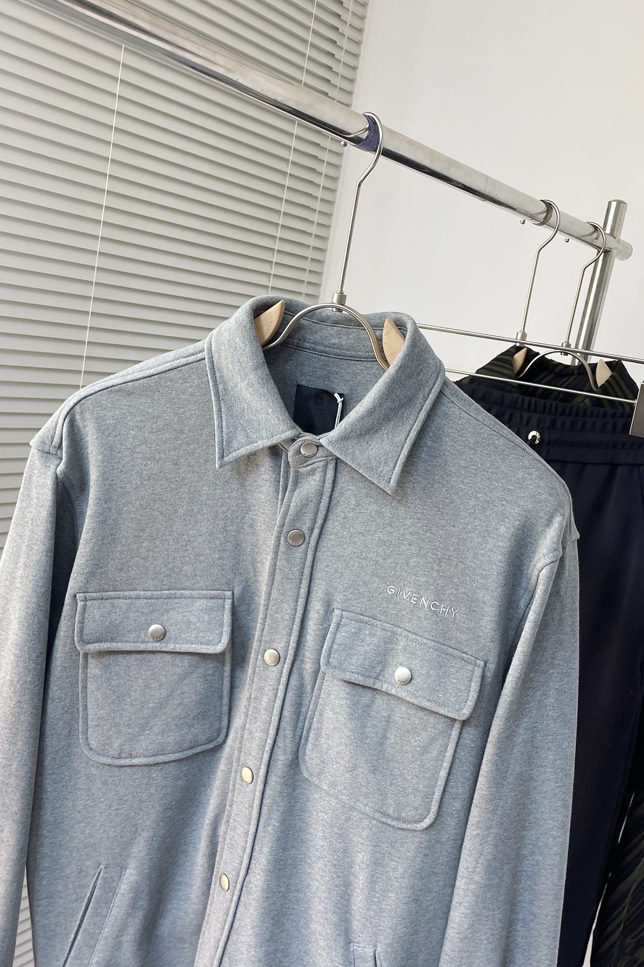 ジバンシィ コートスーパーコピー 最安値！大人気 ジャケット トップス アウター 綿 暖かい 男女兼用 カーゴ ブルー_4