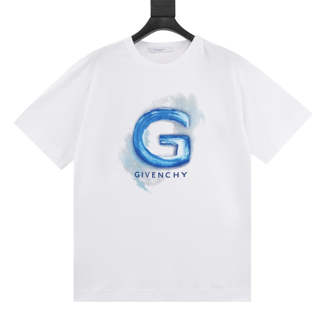限定セール低価 ジバンシィ キッズ激安通販 Tシャツ トップス 純綿 ロゴプリント 柔らかい ファッション シンプル ホワイト_4