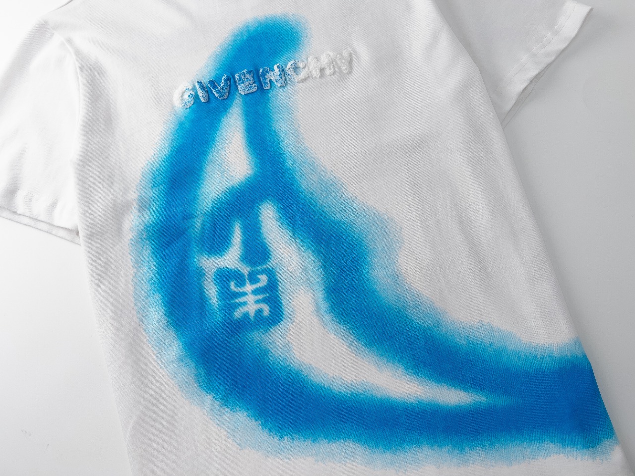 お買い得豊富な ジバンシィ フーディｎ級品 半袖 トップス 純綿Tシャツ 柔らかい 月プリント 人気新作 男女兼用 ホワイト_5