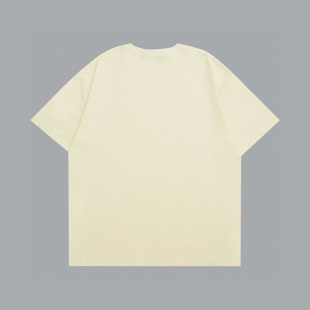 触り心地のいい ジバンシィtシャツスーパーコピー 半袖 トップス 純綿 柔らかい 男女兼用 早春新作 シンプル イエロー_2