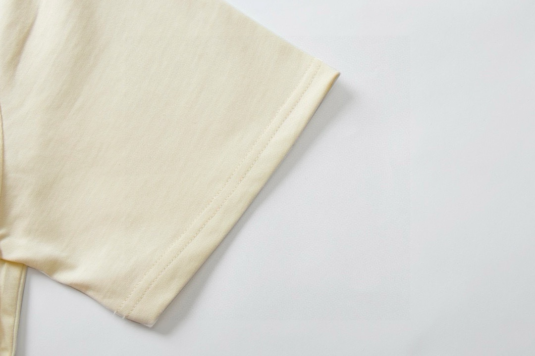 触り心地のいい ジバンシィtシャツスーパーコピー 半袖 トップス 純綿 柔らかい 男女兼用 早春新作 シンプル イエロー_4
