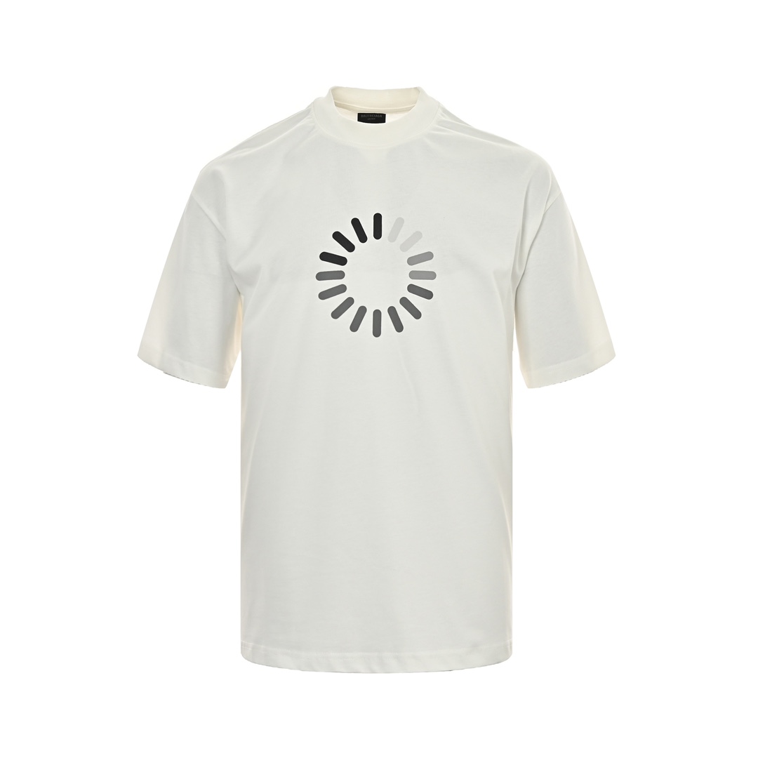 バレンシアガ 激安通販 コピー 半袖 Tシャツ コットン ホワイト 柔らかい 花柄_1