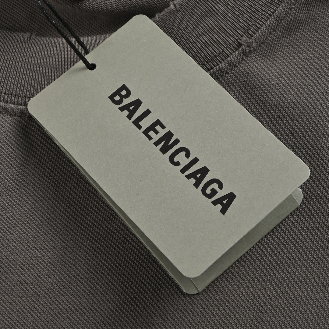 バレンシアガ BALENCIAGA限定 コピー 半袖 Tシャツ コットン グレー 柔らかい 花柄_5