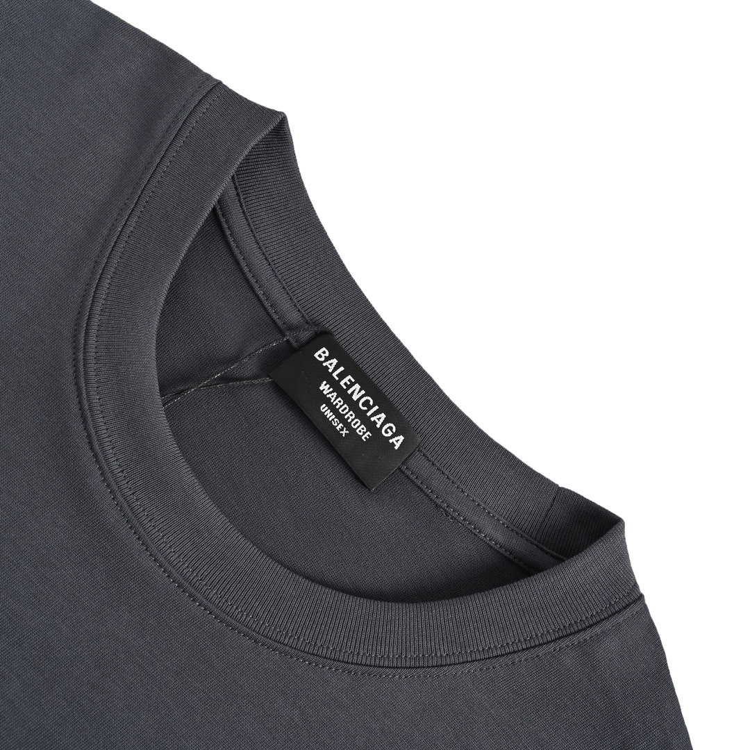 バレンシアガ n級品 コピー 半袖 Tシャツ コットン グレー 柔らかい 花柄_3