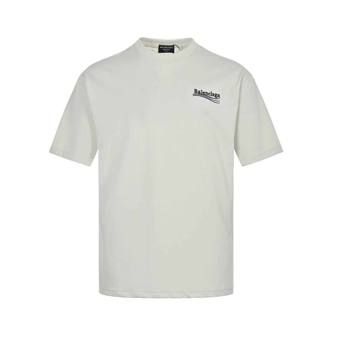 バレンシアガ 激安通販 コピー 半袖 Tシャツ コットン ホワイト 柔らかい 花柄_1