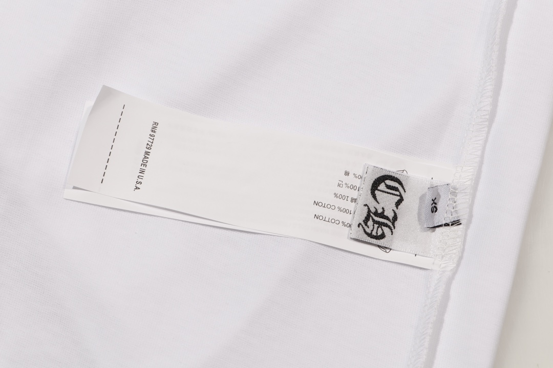 クロムハーツtシャツコピースーパーコピー お買い得大人気 トップス 純綿 柔らかい 男女兼用 ファッション 通気性いい ホワイト_7