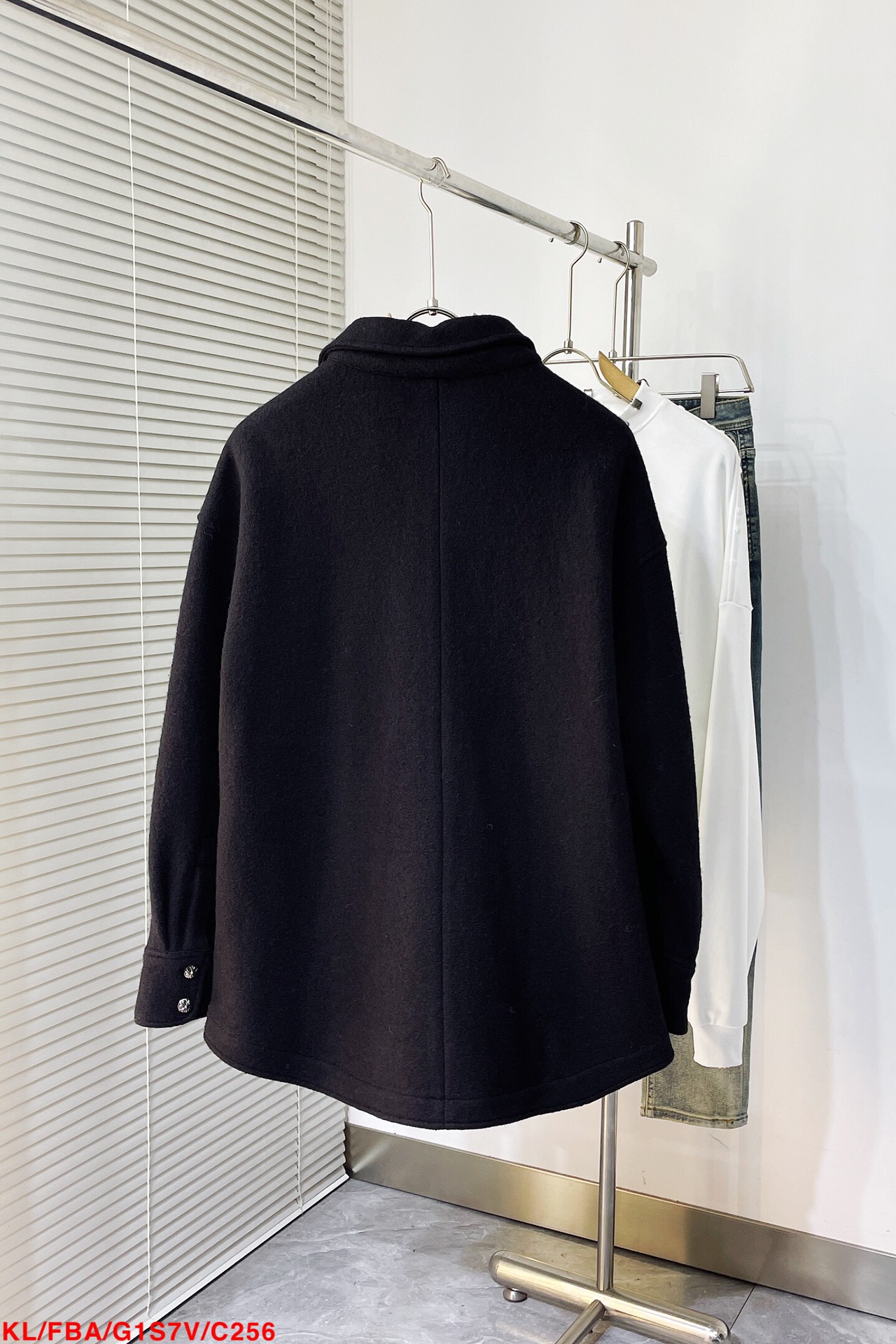 クロムハーツ ワイシャツｎ級品 シャツ メンズ 長袖 厚い カジュアル 無地 おしゃれ 暖かい シンプル ブラック_4
