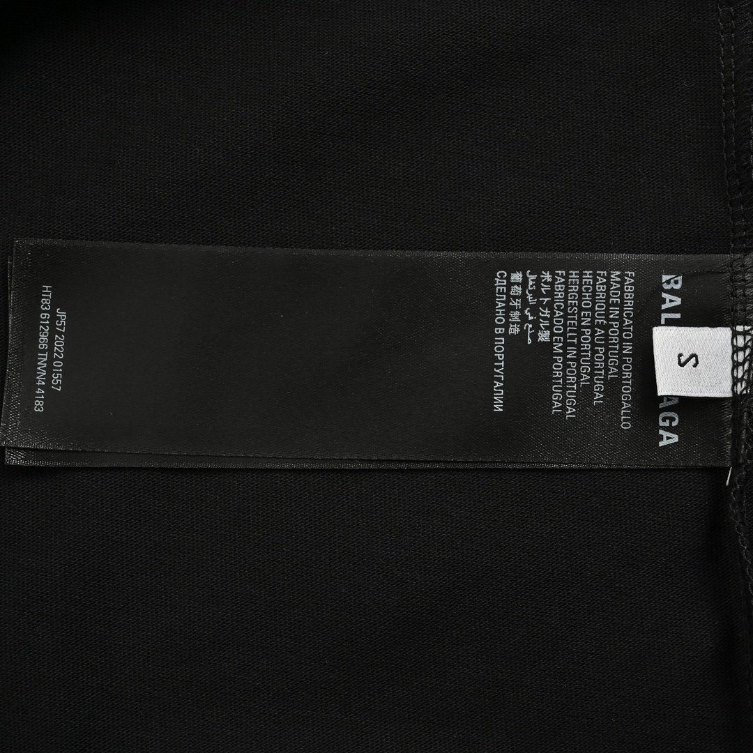 バレンシアガ BALENCIAGA限定 コピー 半袖 Tシャツ コットン ブラック 柔らかい 花柄_7