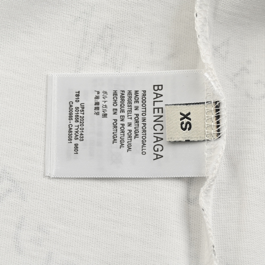バレンシアガ 激安通販 コピー 半袖 Tシャツ コットン ホワイト 柔らかい 花柄_6